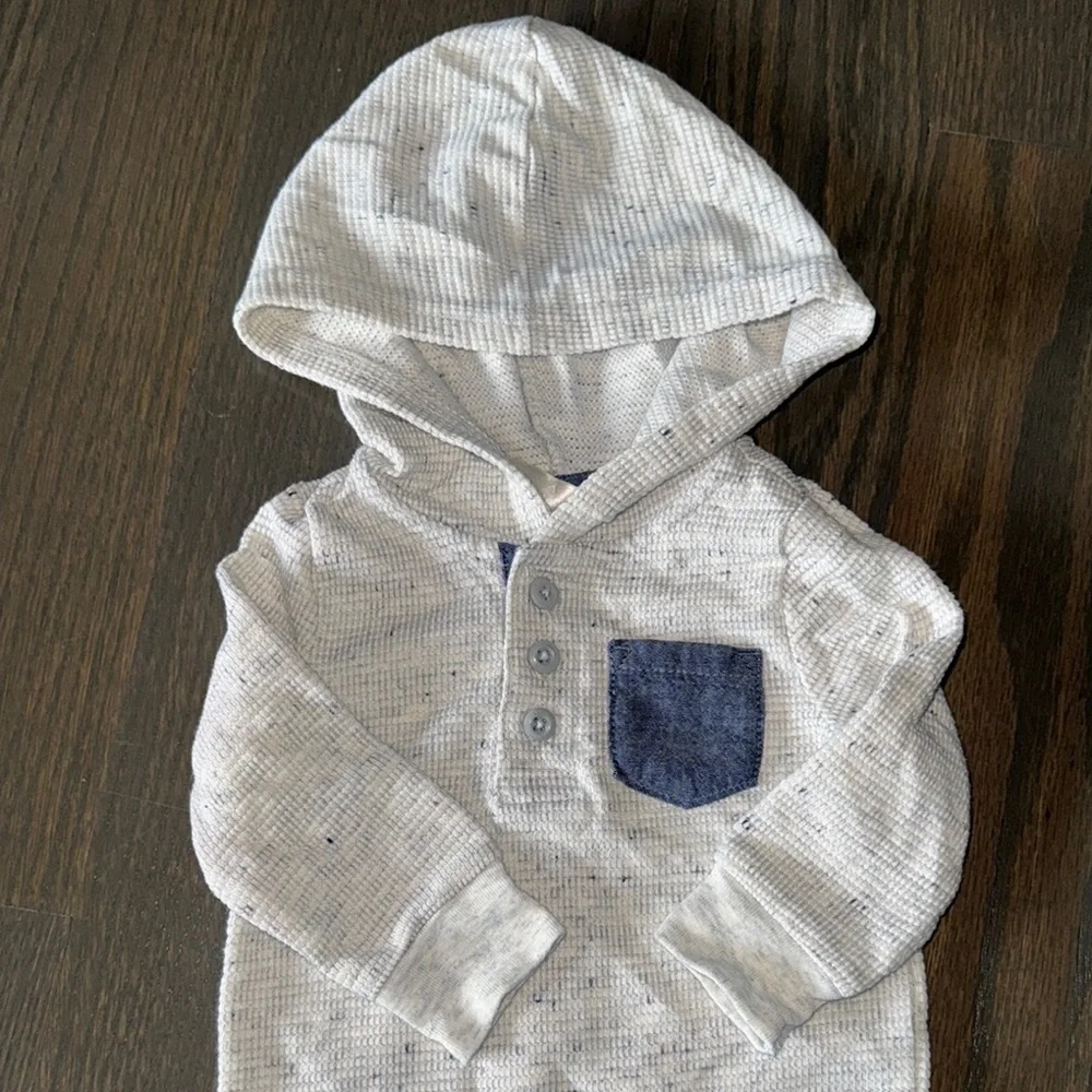 Oshkosh B'gosh Baby's Hooded Bodysuit - 6M